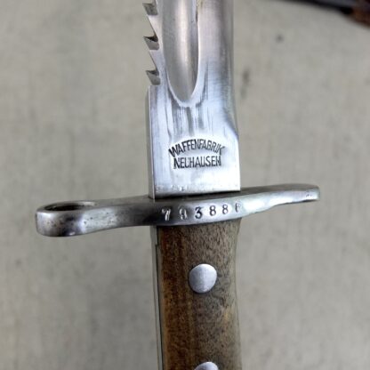 Swiss saw bayonet model 1914