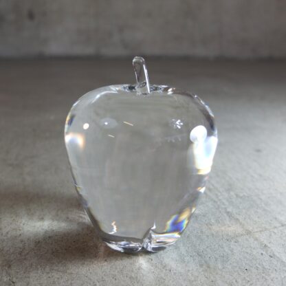 Steuben paperweight apple