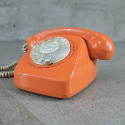 Vintage orange phone 1970