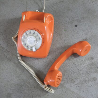 Vintage orange phone 1970