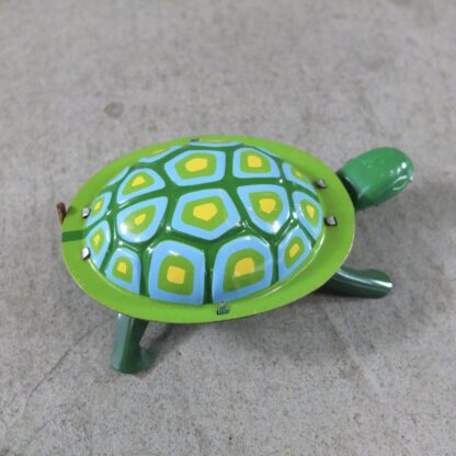 Walking turtle tin toy