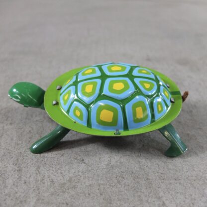 Walking turtle tin toy