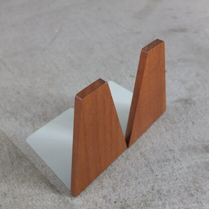 Mid-century wooden bookends