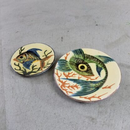 Mid-century Puigdemont ceramic plates