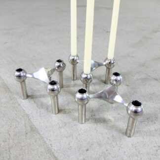 Modulare Mid-Century Nagel Kerzenhalter