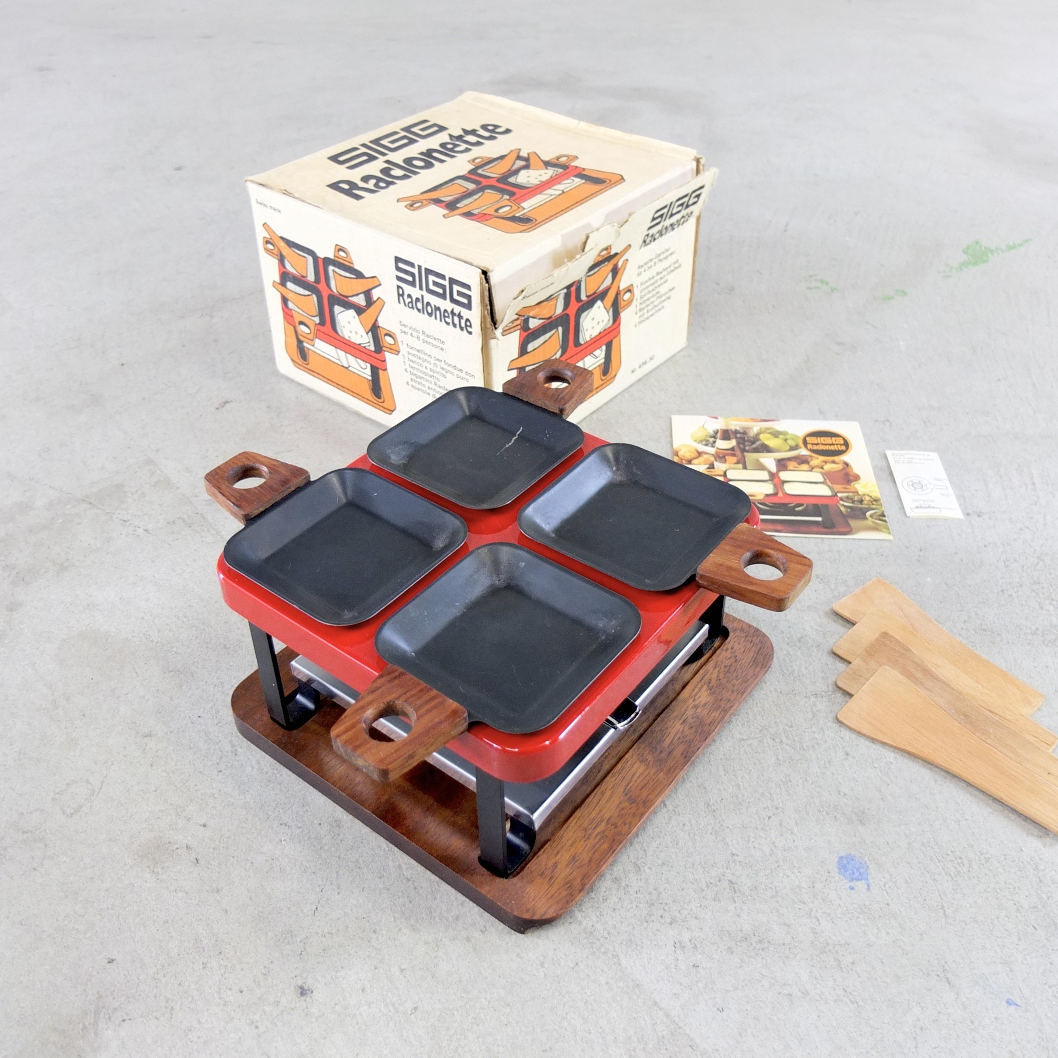 four-a-raclette-vintage-sigg-1969-01 Four à raclette vintage Sigg 1969