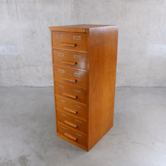Vintage-Aktenschrank 1950er