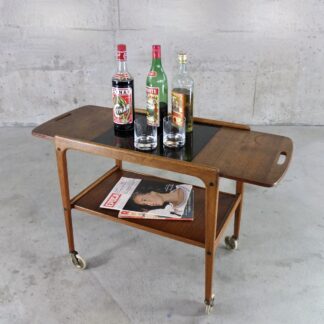 Vintage Servierwagen Kallemo Schweden 1950er