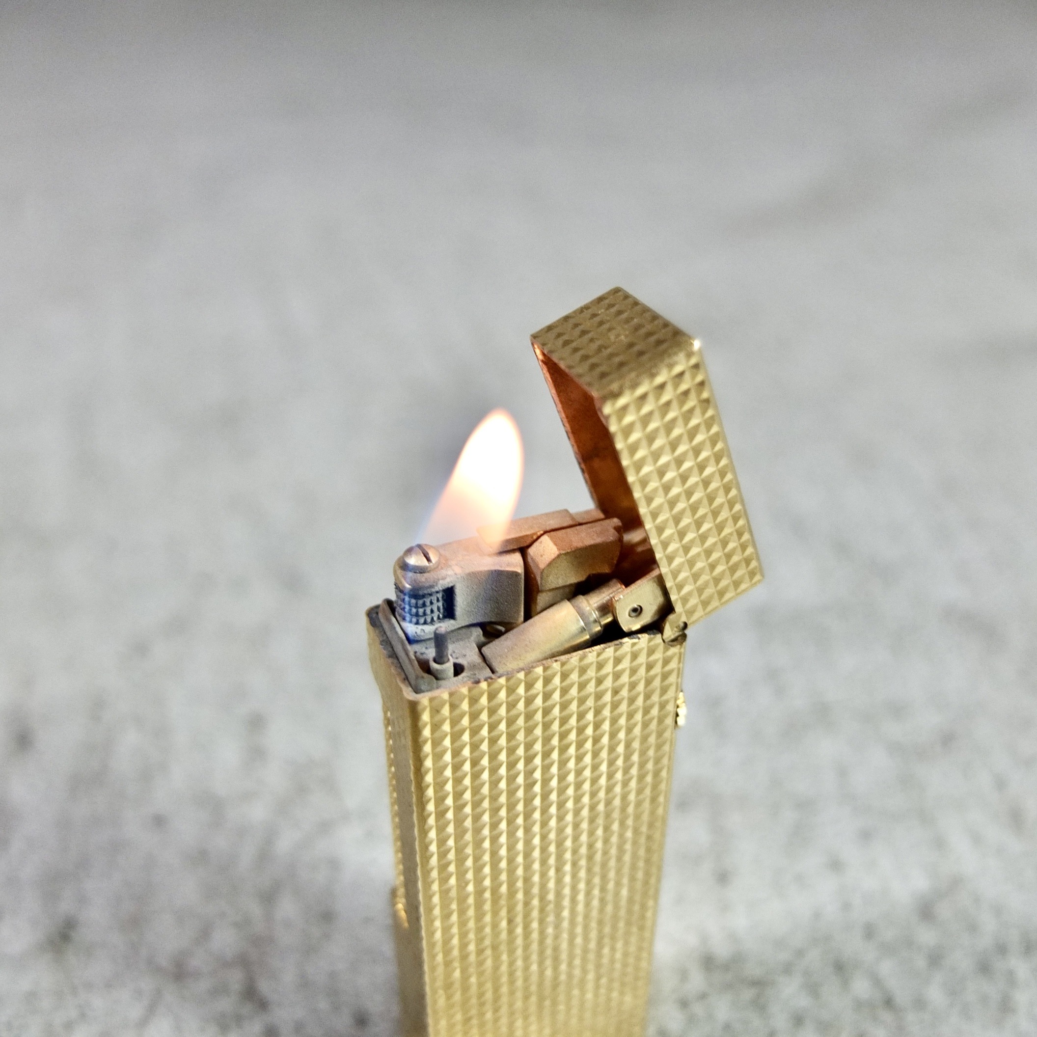 Dunhill Rollagas Vintage Goldfeuerzeug