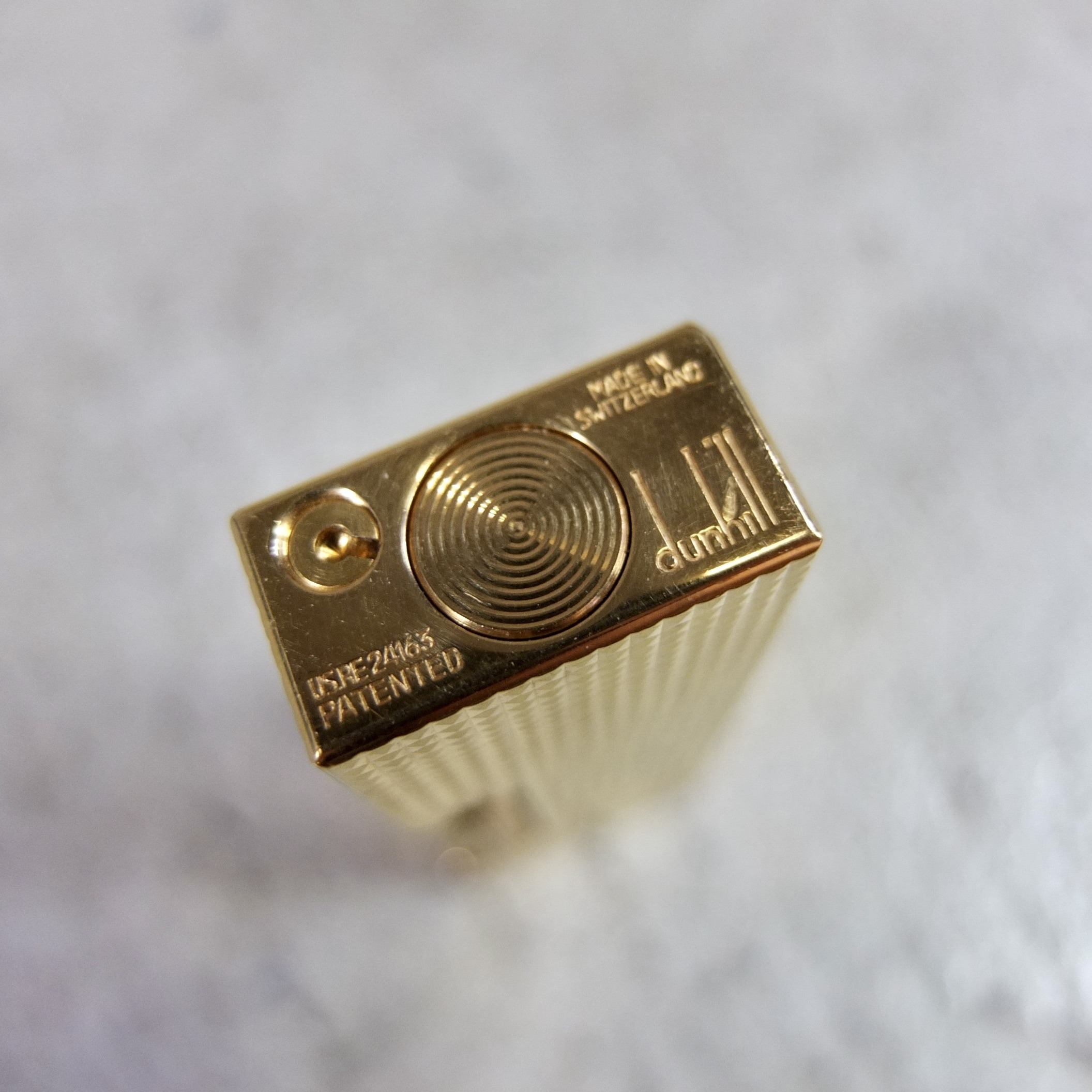 Dunhill Rollagas Vintage Goldfeuerzeug