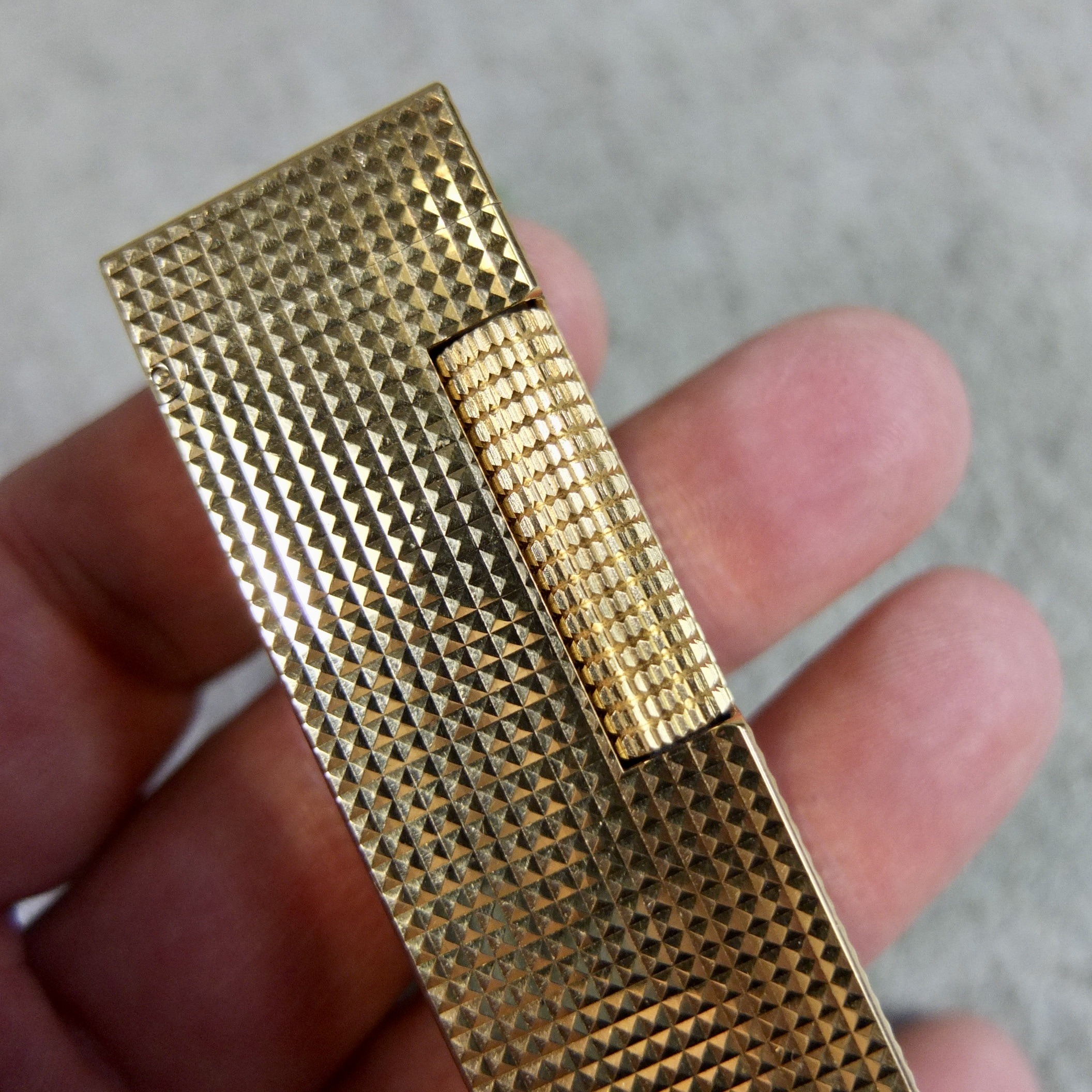 Dunhill Rollagas Vintage Goldfeuerzeug