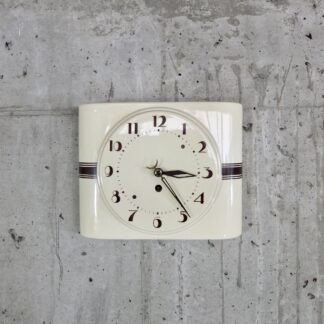 Keramik Küchenuhr Art Déco 1930