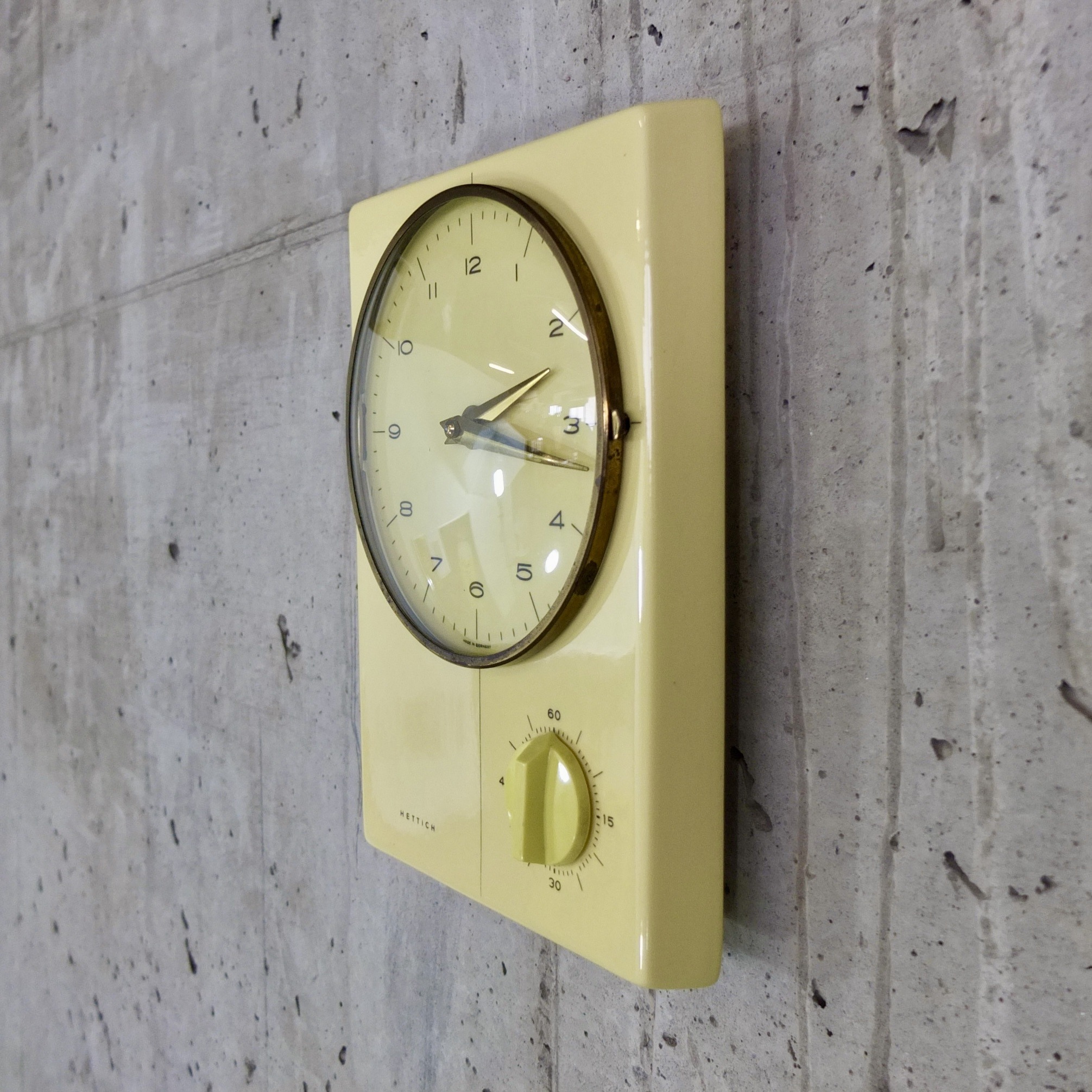 Hettich Vintage Küchenuhr 1960