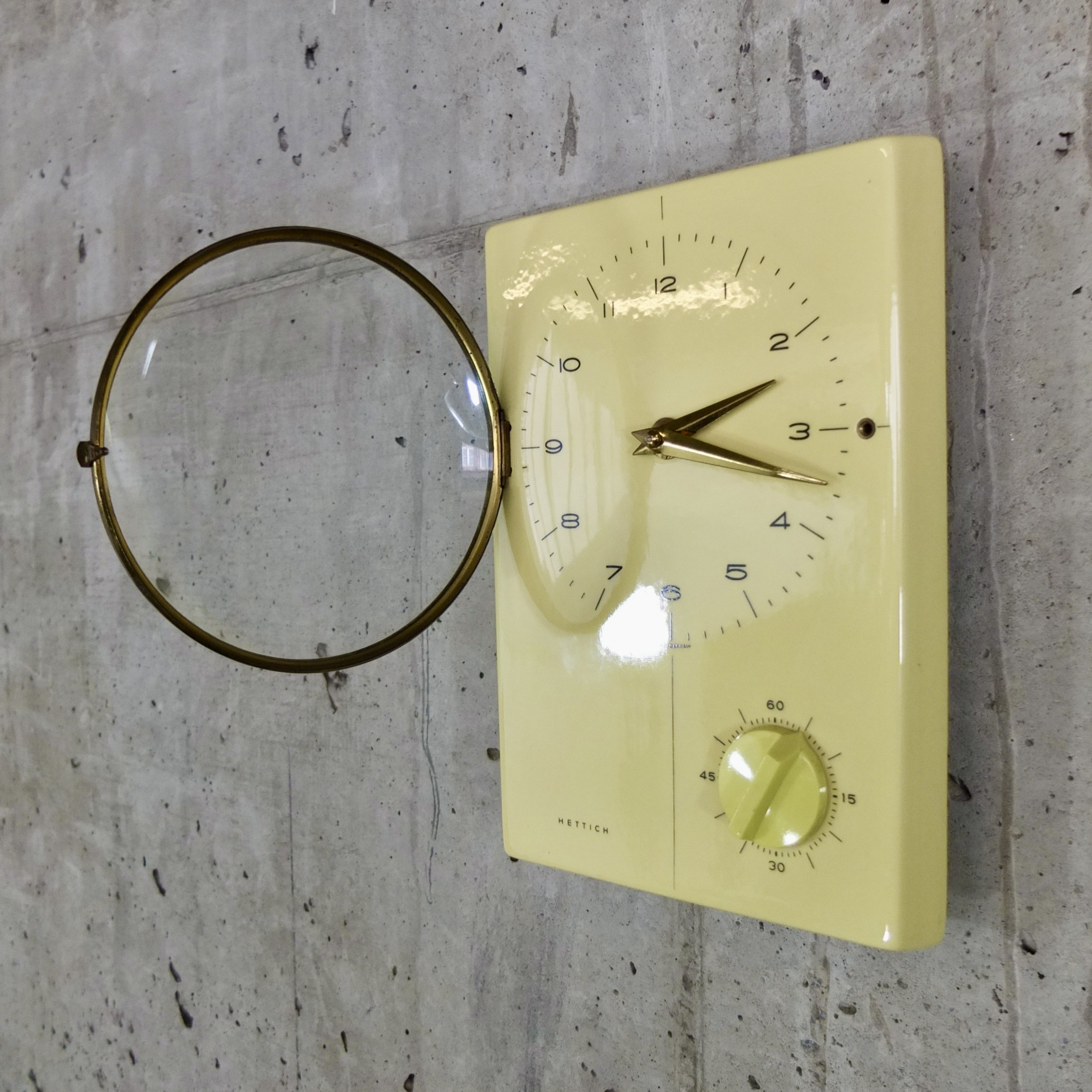 Hettich Vintage Küchenuhr 1960