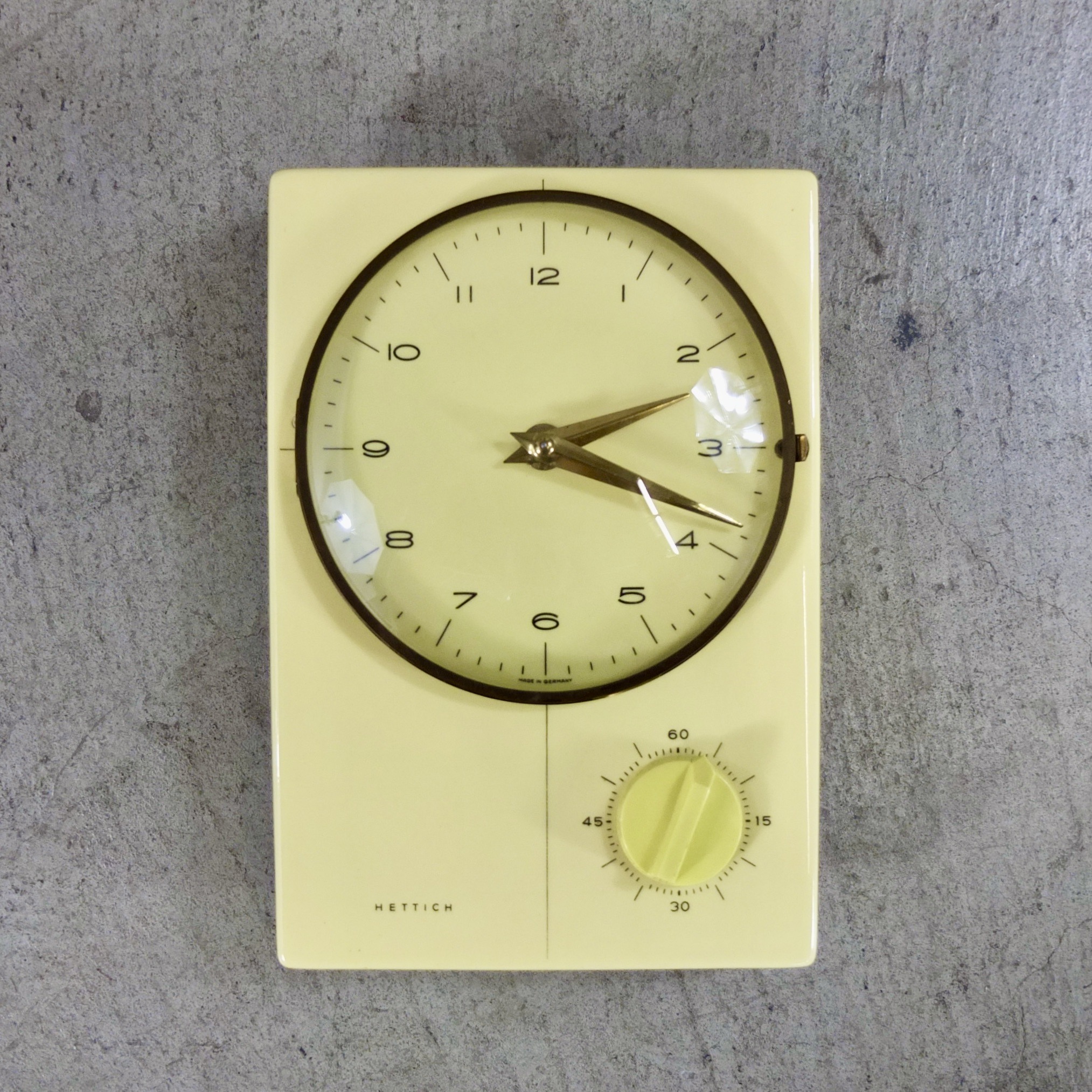 Hettich Vintage Küchenuhr 1960