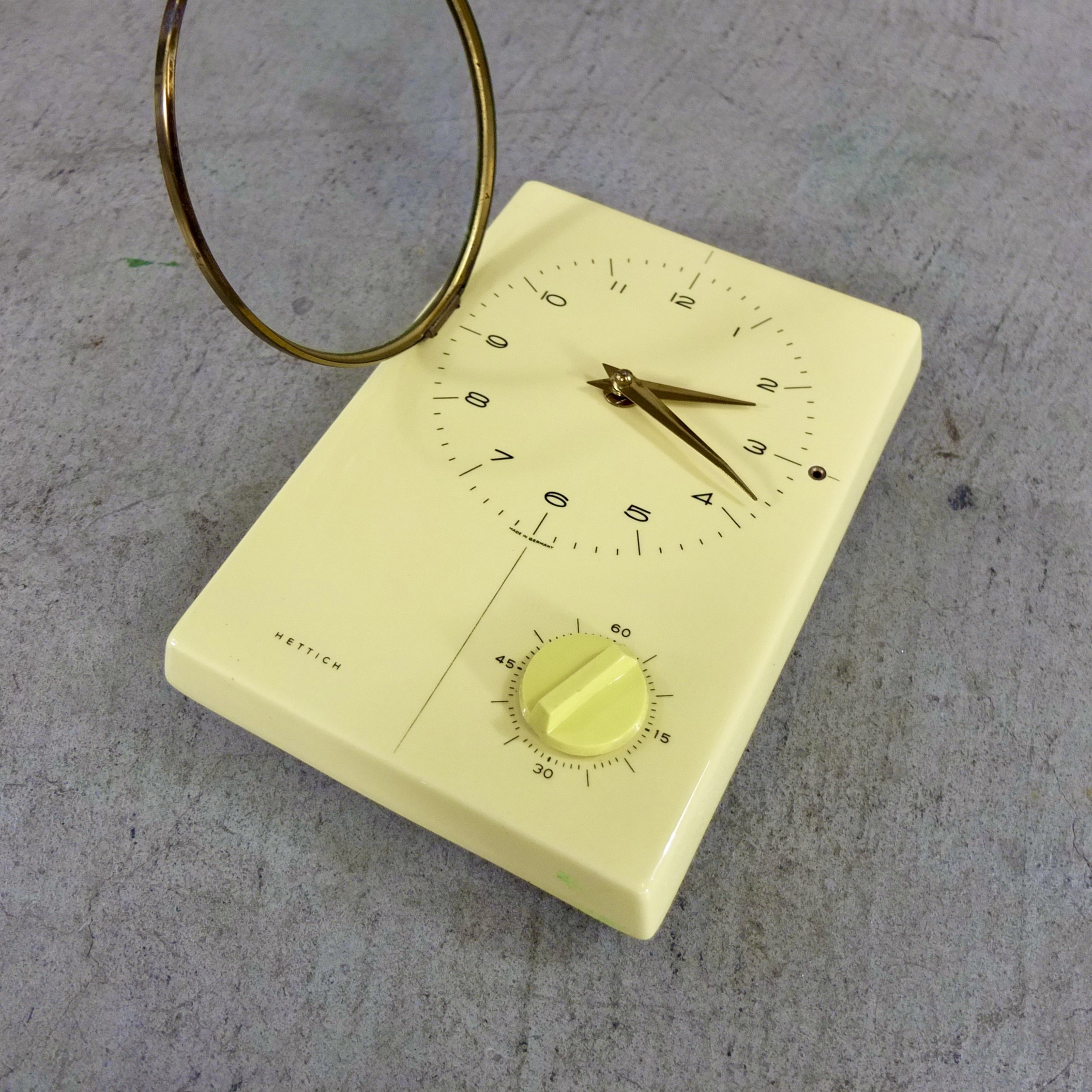 Hettich Vintage Küchenuhr 1960