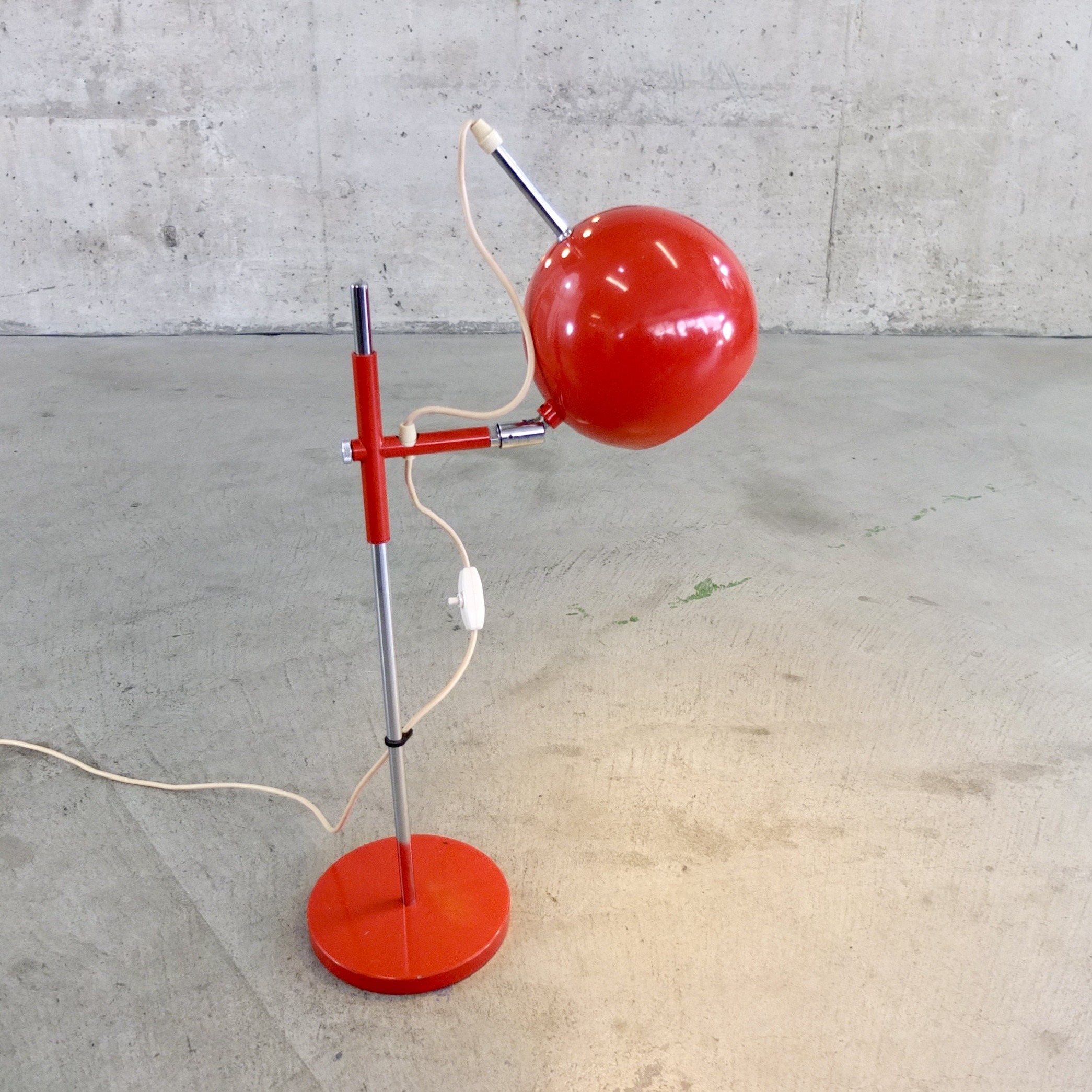 Vintage Space Age Eyeball Tischlampe