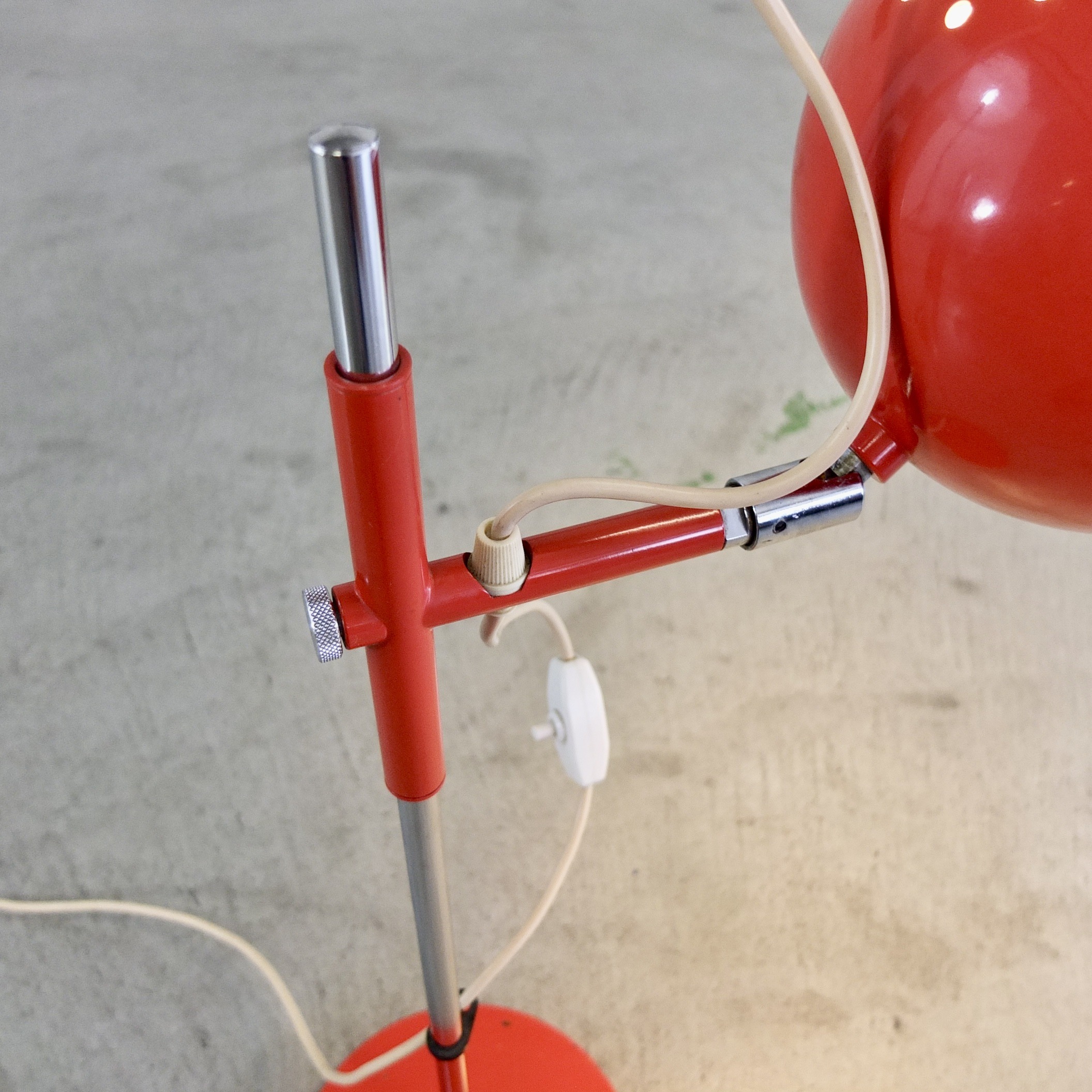 Vintage Space Age Eyeball Tischlampe