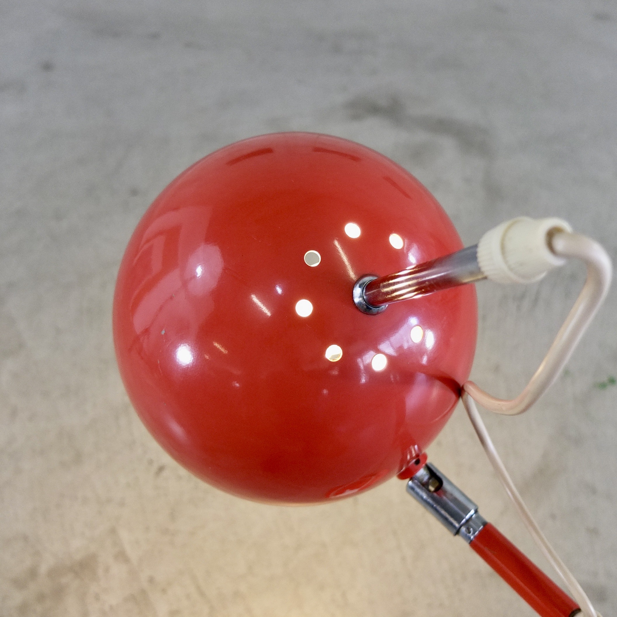 Vintage Space Age Eyeball Tischlampe