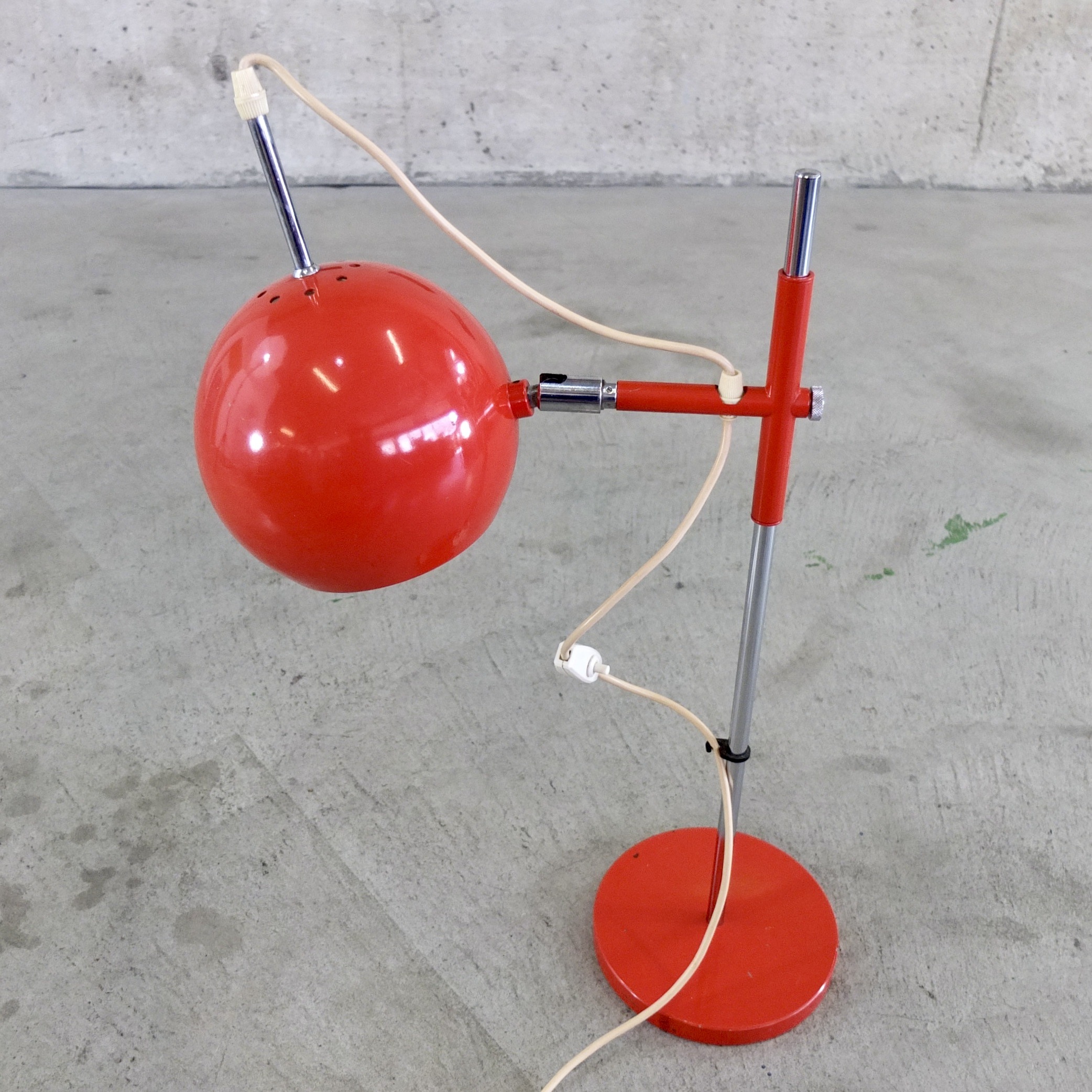 Vintage Space Age Eyeball Tischlampe