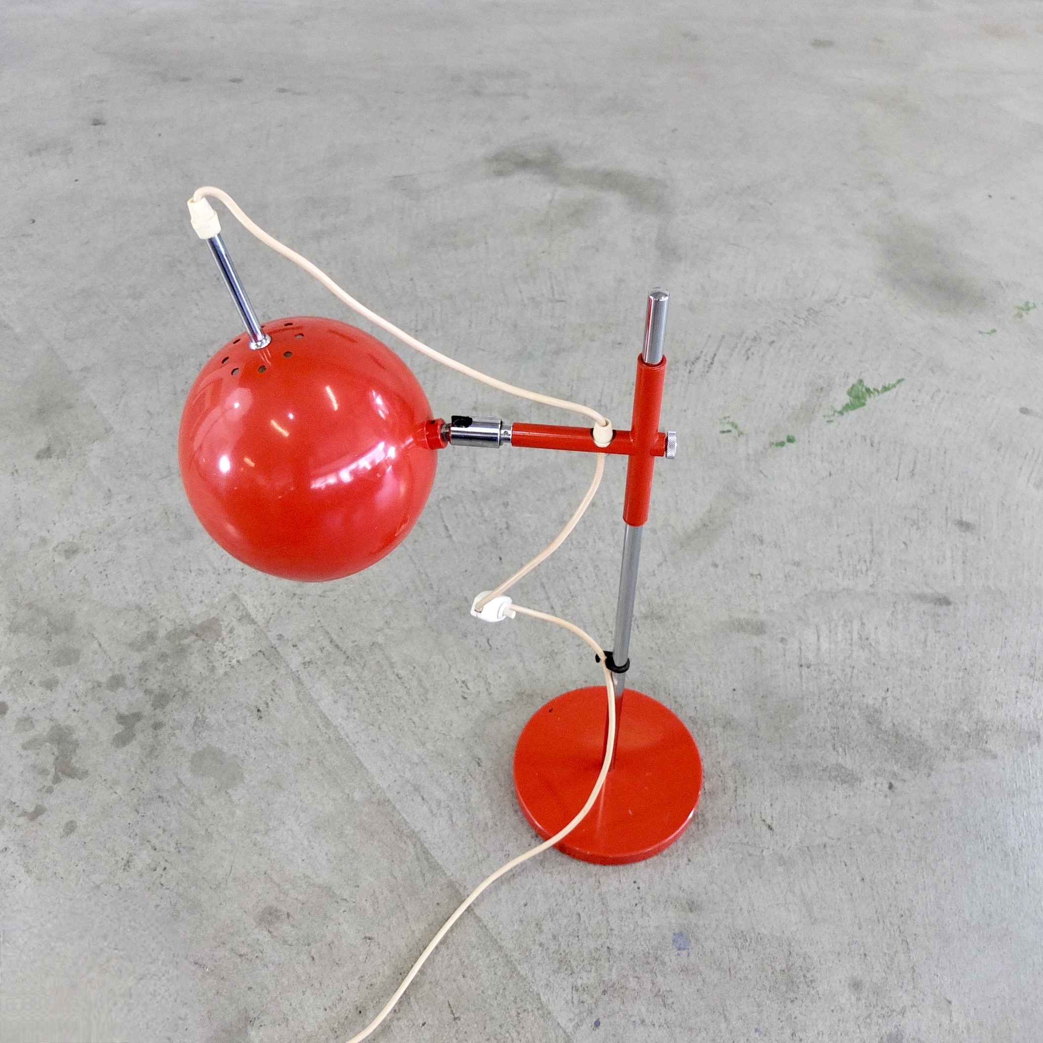 Vintage Space Age Eyeball Tischlampe