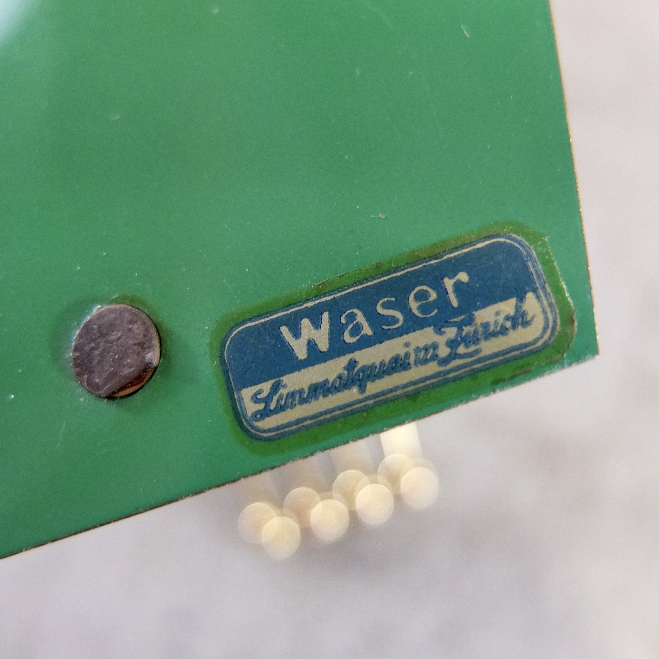 Vintage Waser Zürich Buchstützen 1960