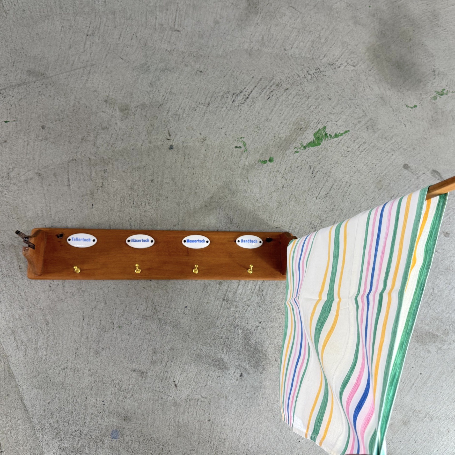 Vintage Geschirrtuchhalter
