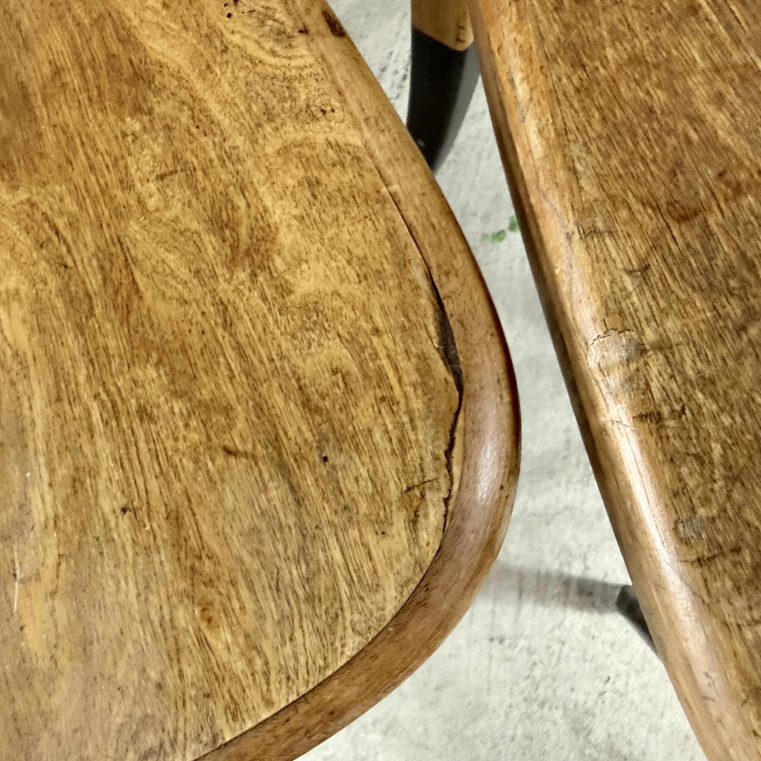Vintage Schweizer Holzstühle Liestal