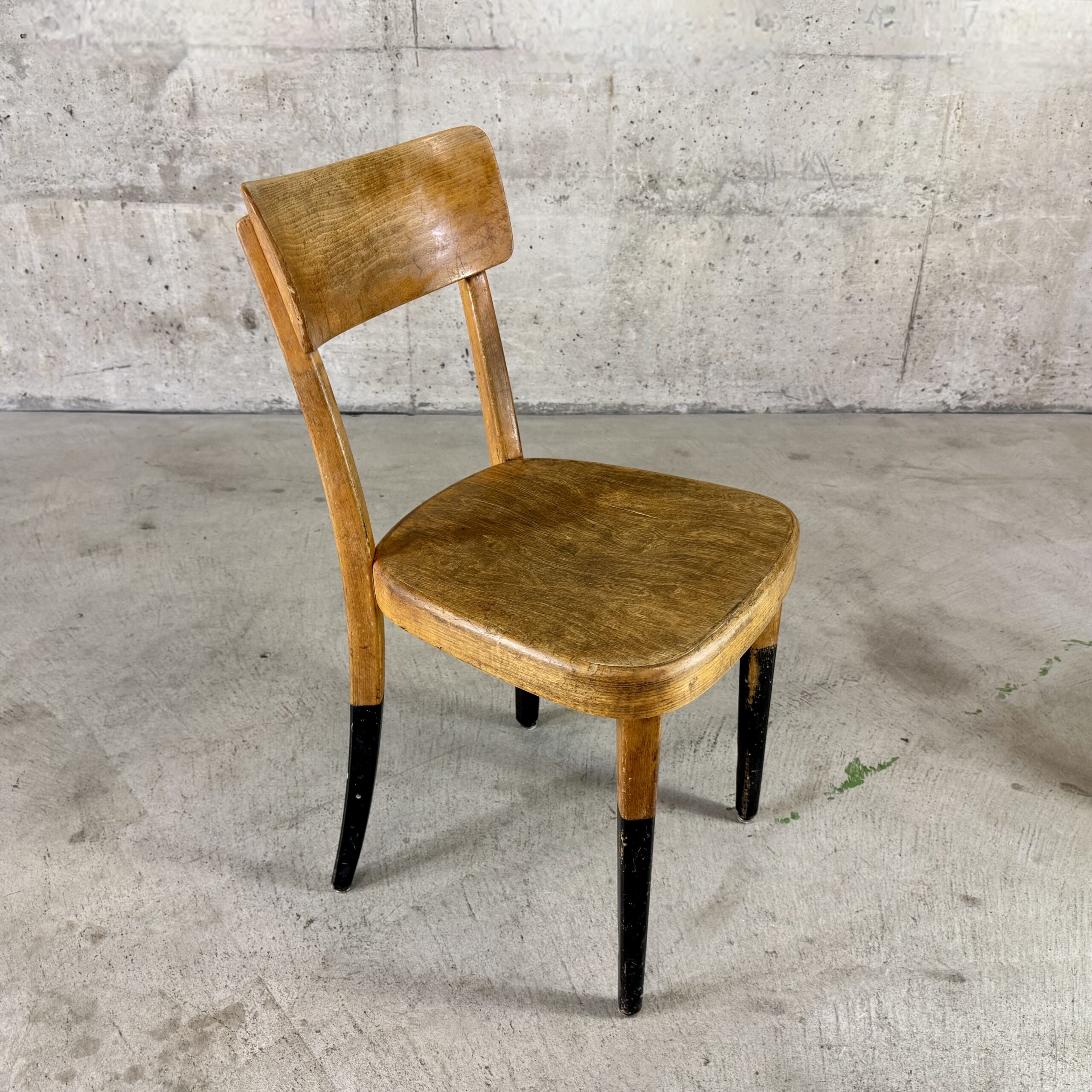 Vintage Schweizer Holzstühle Liestal