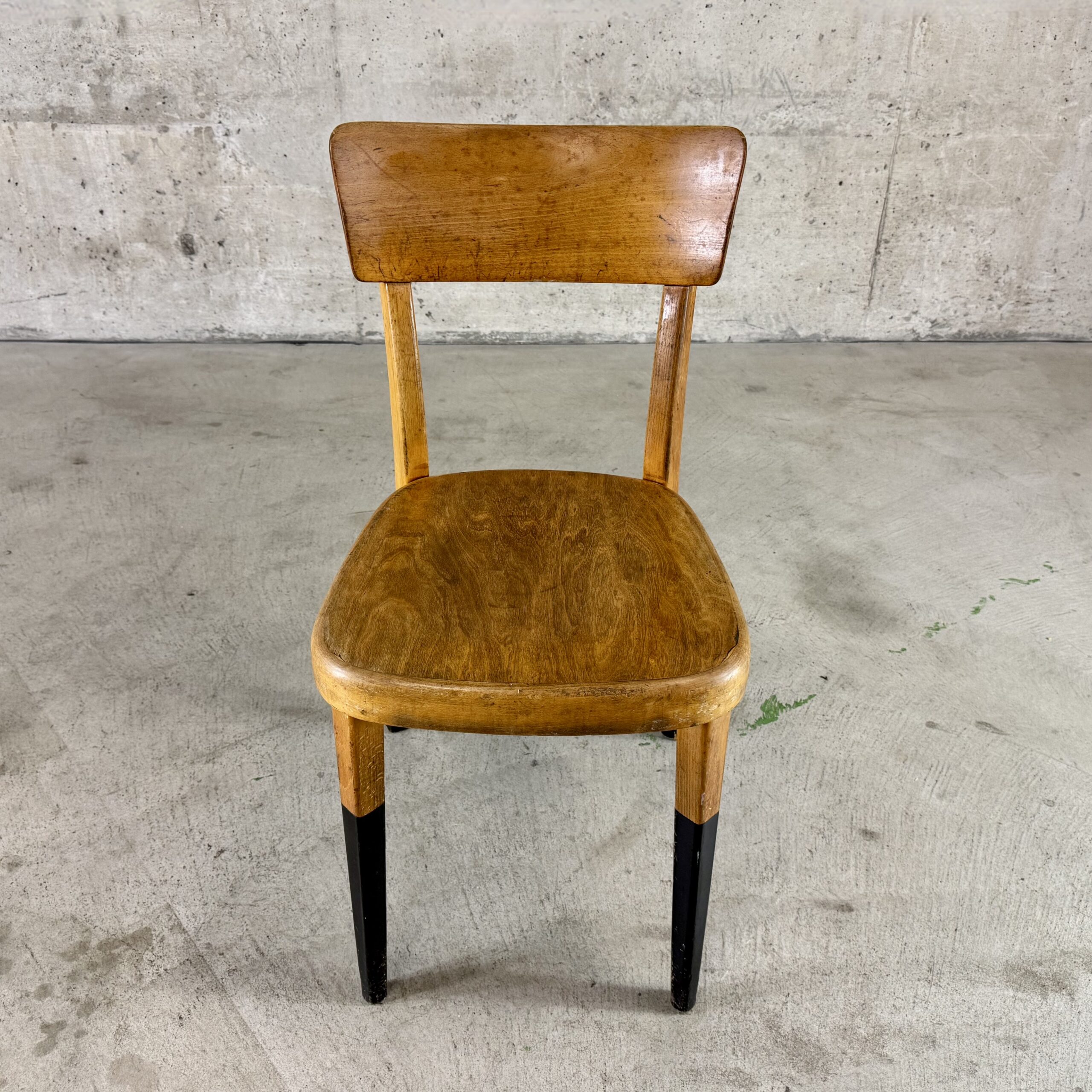 Vintage Schweizer Holzstühle Liestal