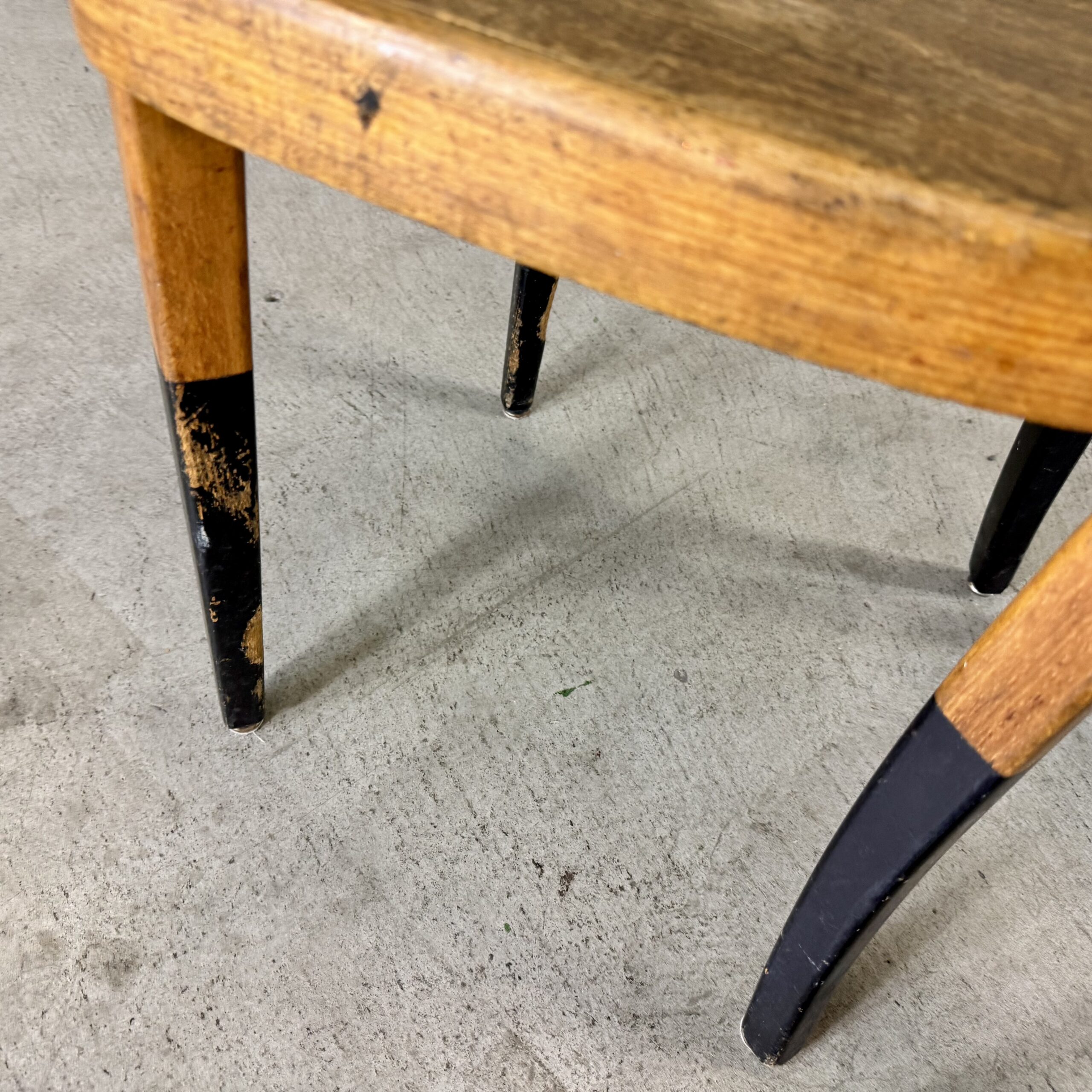 Vintage Schweizer Holzstühle Liestal